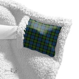 ScotsTee Shop Scottish Newlands of Lauriston Clan Tartan Sherpa Hooded Blanket Wearable Cuddle Throw Warm Cozy