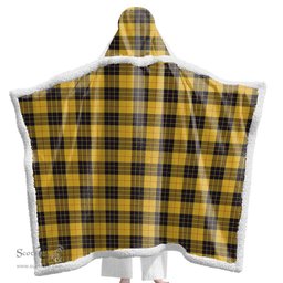 ScotsTee Shop Scottish MacLeod of Lewis Ancient Clan Tartan Sherpa Hooded Blanket Wearable Cuddle Throw Warm Cozy
