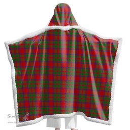 ScotsTee Shop Scottish MacKintosh Modern Clan Tartan Sherpa Hooded Blanket Wearable Cuddle Throw Warm Cozy