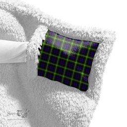 ScotsTee Shop Scottish Watson Modern Clan Crest Tartan Sherpa Hooded Blanket Wearable Cuddle Throw Warm Cozy