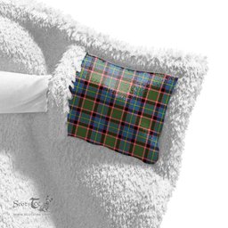 ScotsTee Shop Scottish Stirling & Bannockburn District Clan Tartan Sherpa Hooded Blanket Wearable Cuddle Throw Warm Cozy