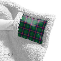 ScotsTee Shop Scottish Young Modern Clan Tartan Sherpa Hooded Blanket Wearable Cuddle Throw Warm Cozy