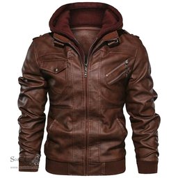 ScotsTee Shop Scottish Graham of Menteith Weathered Clan Crest Tartan Leather Jacket