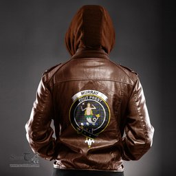ScotsTee Shop Scottish Murray of Atholl Modern Clan Crest Tartan Leather Jacket