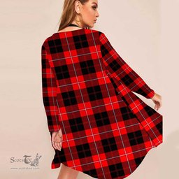 ScotsTee Shop Scottish Cunningham Modern Clan Tartan Beach Kimono Womens Beach Cover Up