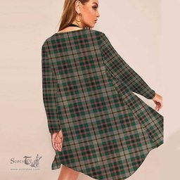 ScotsTee Shop Scottish Craig Ancient Clan Tartan Beach Kimono Womens Beach Cover Up