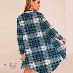 ScotsTee Shop Scottish Campbell Dress Clan Tartan Beach Kimono Womens Beach Cover Up