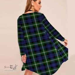 ScotsTee Shop Scottish Baillie Modern Clan Tartan Beach Kimono Womens Beach Cover Up