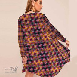 ScotsTee Shop Scottish Jacobite Clan Tartan Beach Kimono Womens Beach Cover Up