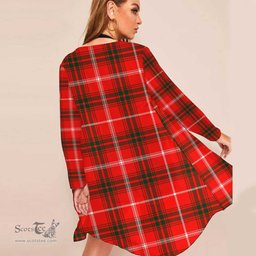 ScotsTee Shop Scottish Duke of Rothesay Modern Clan Tartan Beach Kimono Womens Beach Cover Up