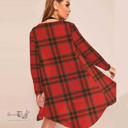 ScotsTee Shop Scottish Grant Weathered Clan Tartan Beach Kimono Womens Beach Cover Up