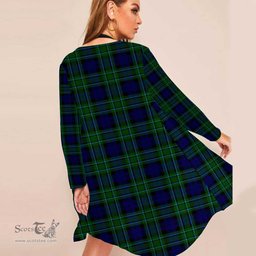 ScotsTee Shop Scottish MacCallum Modern Clan Tartan Beach Kimono Womens Beach Cover Up