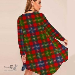 ScotsTee Shop Scottish Forrester Clan Tartan Beach Kimono Womens Beach Cover Up