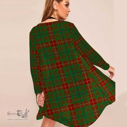 ScotsTee Shop Scottish Fulton Clan Tartan Beach Kimono Womens Beach Cover Up
