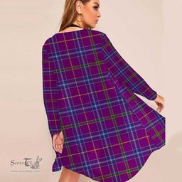 ScotsTee Shop Scottish Jackson Clan Tartan Beach Kimono Womens Beach Cover Up