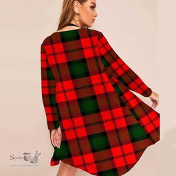 ScotsTee Shop Scottish Kerr Modern Clan Tartan Beach Kimono Womens Beach Cover Up