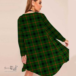 ScotsTee Shop Scottish Kincaid Modern Clan Tartan Beach Kimono Womens Beach Cover Up