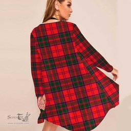 ScotsTee Shop Scottish Drummond Modern Clan Tartan Beach Kimono Womens Beach Cover Up