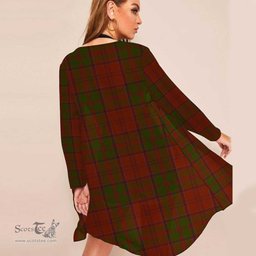 ScotsTee Shop Scottish Drummond Clan Clan Tartan Beach Kimono Womens Beach Cover Up