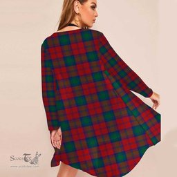 ScotsTee Shop Scottish Lindsay Modern Clan Tartan Beach Kimono Womens Beach Cover Up