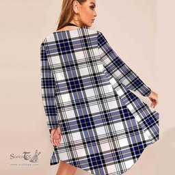 ScotsTee Shop Scottish Hannay Modern Clan Tartan Beach Kimono Womens Beach Cover Up