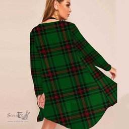 ScotsTee Shop Scottish Fife District Clan Tartan Beach Kimono Womens Beach Cover Up