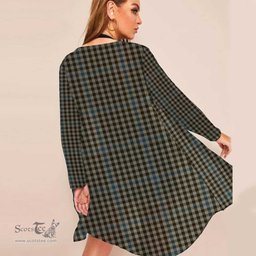 ScotsTee Shop Scottish Haig Check Clan Tartan Beach Kimono Womens Beach Cover Up