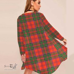 ScotsTee Shop Scottish Grant Ancient Clan Tartan Beach Kimono Womens Beach Cover Up