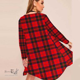 ScotsTee Shop Scottish MacGillivray Modern Clan Tartan Beach Kimono Womens Beach Cover Up