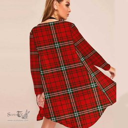 ScotsTee Shop Scottish MacLay Modern Clan Tartan Beach Kimono Womens Beach Cover Up