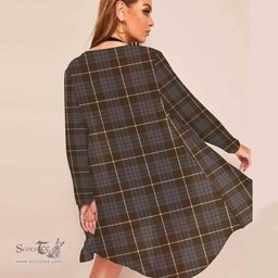 ScotsTee Shop Scottish MacIntyre Hunting Weathered Clan Tartan Beach Kimono Womens Beach Cover Up