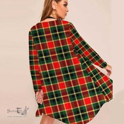 ScotsTee Shop Scottish MacLachlan Hunting Modern Clan Tartan Beach Kimono Womens Beach Cover Up