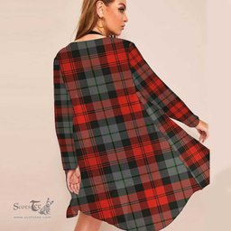 ScotsTee Shop Scottish MacLachlan Weathered Clan Tartan Beach Kimono Womens Beach Cover Up