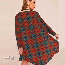 ScotsTee Shop Scottish MacLean of Duart Ancient Clan Tartan Beach Kimono Womens Beach Cover Up