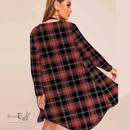 ScotsTee Shop Scottish Norwegian Night Clan Tartan Beach Kimono Womens Beach Cover Up