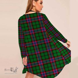 ScotsTee Shop Scottish McGeachie Clan Tartan Beach Kimono Womens Beach Cover Up