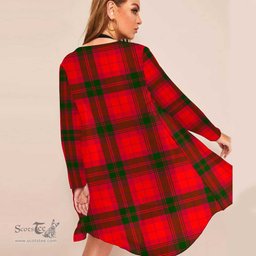 ScotsTee Shop Scottish MacNab Modern Clan Tartan Beach Kimono Womens Beach Cover Up