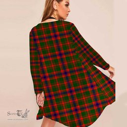 ScotsTee Shop Scottish Nithsdale District Clan Tartan Beach Kimono Womens Beach Cover Up