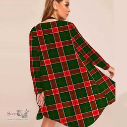 ScotsTee Shop Scottish Pollock Modern Clan Tartan Beach Kimono Womens Beach Cover Up