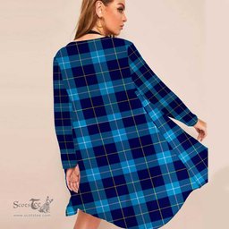ScotsTee Shop Scottish MacSporran Ancient Clan Tartan Beach Kimono Womens Beach Cover Up