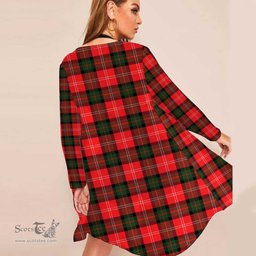 ScotsTee Shop Scottish Nesbitt Modern Clan Tartan Beach Kimono Womens Beach Cover Up
