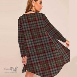 ScotsTee Shop Scottish Nicolson Hunting Weathered Clan Tartan Beach Kimono Womens Beach Cover Up