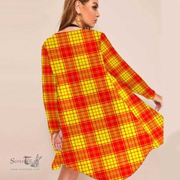 ScotsTee Shop Scottish MacMillan Clan Clan Tartan Beach Kimono Womens Beach Cover Up