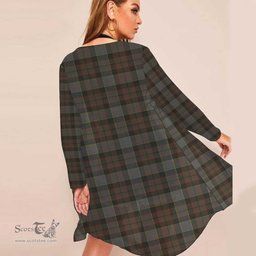ScotsTee Shop Scottish Outlander Fraser Clan Tartan Beach Kimono Womens Beach Cover Up