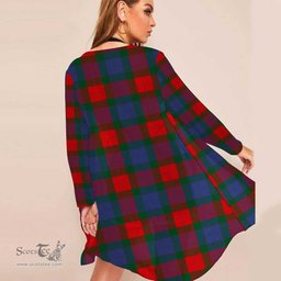 ScotsTee Shop Scottish Mar Clan Tartan Beach Kimono Womens Beach Cover Up