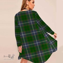ScotsTee Shop Scottish Pringle Clan Tartan Beach Kimono Womens Beach Cover Up