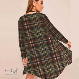 ScotsTee Shop Scottish SCOTT GREEN WEATHERED Clan Tartan Beach Kimono Womens Beach Cover Up