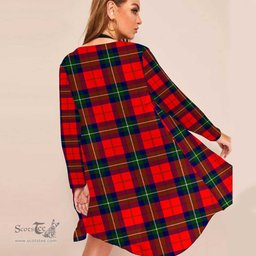ScotsTee Shop Scottish Ruthven Modern Clan Tartan Beach Kimono Womens Beach Cover Up