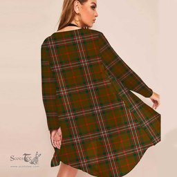 ScotsTee Shop Scottish SCOTT BROWN MODERN Clan Tartan Beach Kimono Womens Beach Cover Up