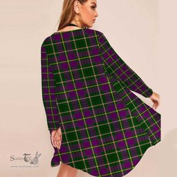 ScotsTee Shop Scottish Taylor Weathered Clan Tartan Beach Kimono Womens Beach Cover Up
